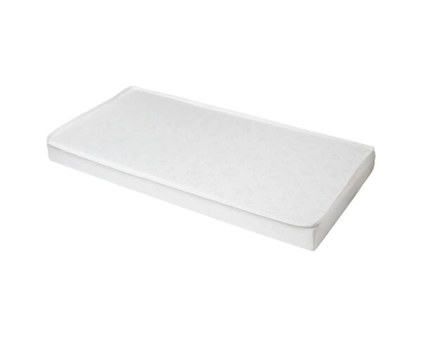 Matelas Confort 60×120 cm de BABYCALIN - Matelas 60x120cm - Housse 66% polyester – 34% coton - Garnissage ouate recyclée 100% polyester (50% minimum de fibres issues du recyclage)