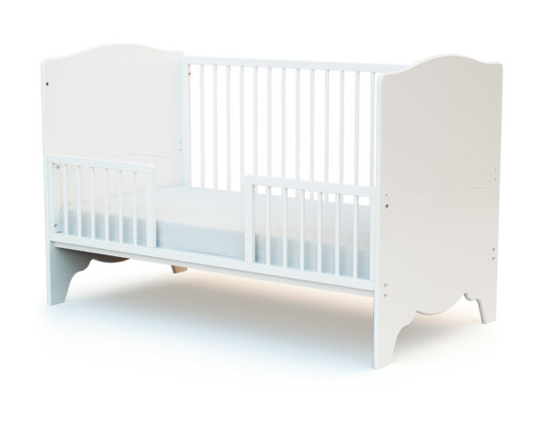 Barrière pour Lit bébé 140cm FESTIVE blanc - Barrières de Lits - Hêtre massif.