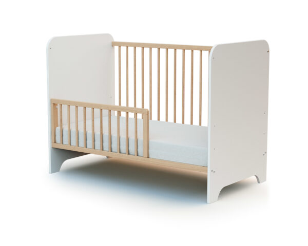 Barrière pour Lit bébé 120cm FESTIVE Hêtre Verni - Barrières de Lits - Hêtre massif.