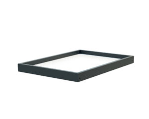 Étagère Complémentaire CONFORT Gris Graphite - Tables simples - Panneaux de fibre haute densité mélaminés.