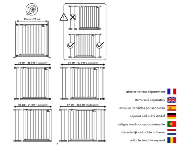 Barrière de sécurité métal - Les Bons plans AT4