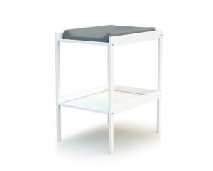 Table à Langer WEBABY Blanc - Tables simples - Hêtre massif et panneaux de particules agglomérées mélaminés.