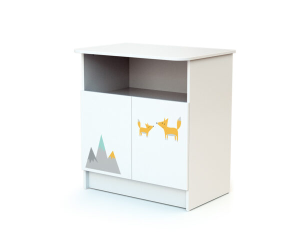 Meuble à langer ALBA Renard de WEBABY - Commodes à langer à portes