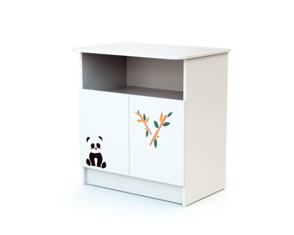 Meuble à langer ALBA Panda de WEBABY - Commodes à langer à portes