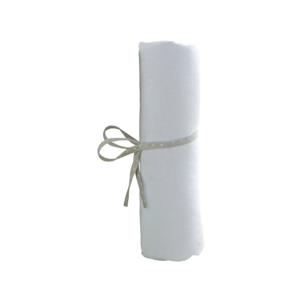 Drap Housse 70x140cm Blanc de BABYCALIN - Draps - 100% Coton