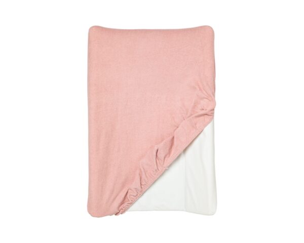 Housse de matelas à langer en éponge BABYCALIN rose - Textiles de toilette - Éponge 80% coton - 20% polyester