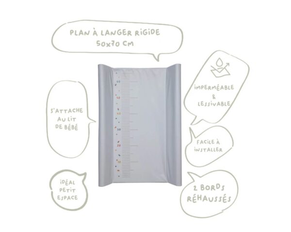 Ensemble lit pliant ESSENTIEL blanc avec matelas et plan à langer amovible - Les Bons plans AT4 - Hêtre massif et panneaux de fibres haute densité.