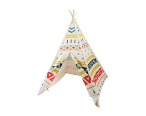 Tente tipi enfant en bois de EUREKAKIDS - Accessoires de décoration - 100% Coton Bois