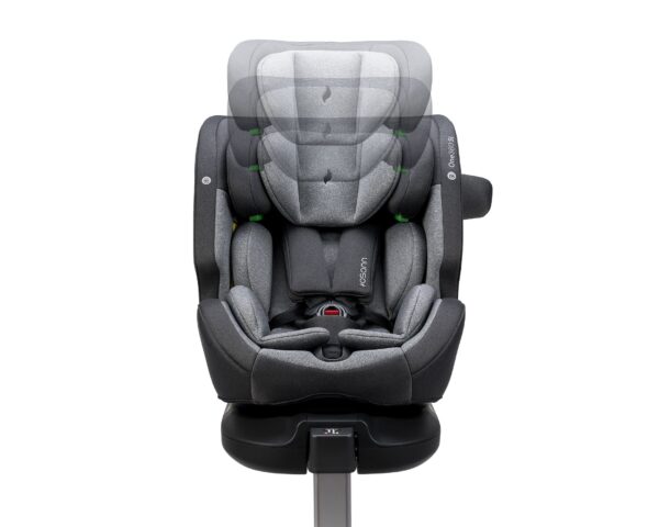 Siège auto pivotant ONE360 SL Isofix I-Size gris de OSANN - Sièges auto 40-150 cm