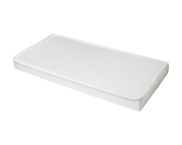 Matelas Confort 60×120 cm de BABYCALIN - Matelas 60x120cm - Housse 66% polyester – 34% coton - Garnissage ouate recyclée 100% polyester (50% minimum de fibres issues du recyclage)