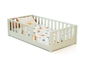 Lit au sol SONHO Mini de Jurababy 70 x 140 cm - Lits au sol - Pin et panneaux de fibre haute densité Lit au sol SONHO Mini de Jurababy 70 x 140 cm - Lits au sol - Pin et panneaux de fibre haute densité
