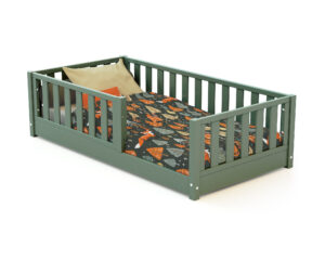 Lit au sol SONHO Mini de Jurababy 70 x 140 cm - Lits au sol - Pin et panneaux de fibre haute densité