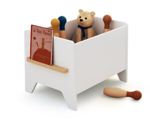 Coffre à jouets PIRATE de Webaby - Meubles de rangement - Hêtre massif et panneaux de fibres haute densité.