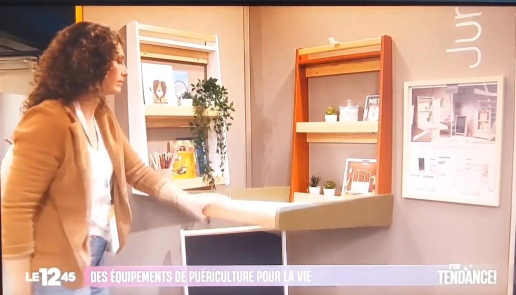 La table à langer NAMI de Jurababy au 12h45 d'M6