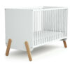 PIRATE White and Beech Cot - PIRATE - White and Beech - Solid beech and melamine particleboard.
