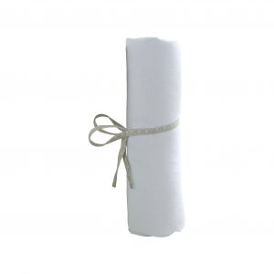 Drap Housse 60x120cm Blanc - Accessoires - Blanc - 100% Coton