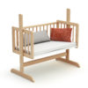 ESSENTIEL Varnished Beech Co-Sleeping Crib - Co-sleeping cribs - Clear-lacquered Beech - Solid beech and high-density fibreboard.