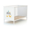 WEBABY 2-piece Fox set - with doors - Solid beech, varnished high-density fibreboard and melamine particleboard.