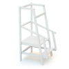 ESSENTIEL white learning tower - Learning towers - White - Solid beech.